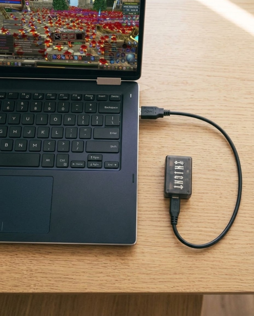 Knight Online USB Akıllı Flood Cihazı Laptop Bağlantısı